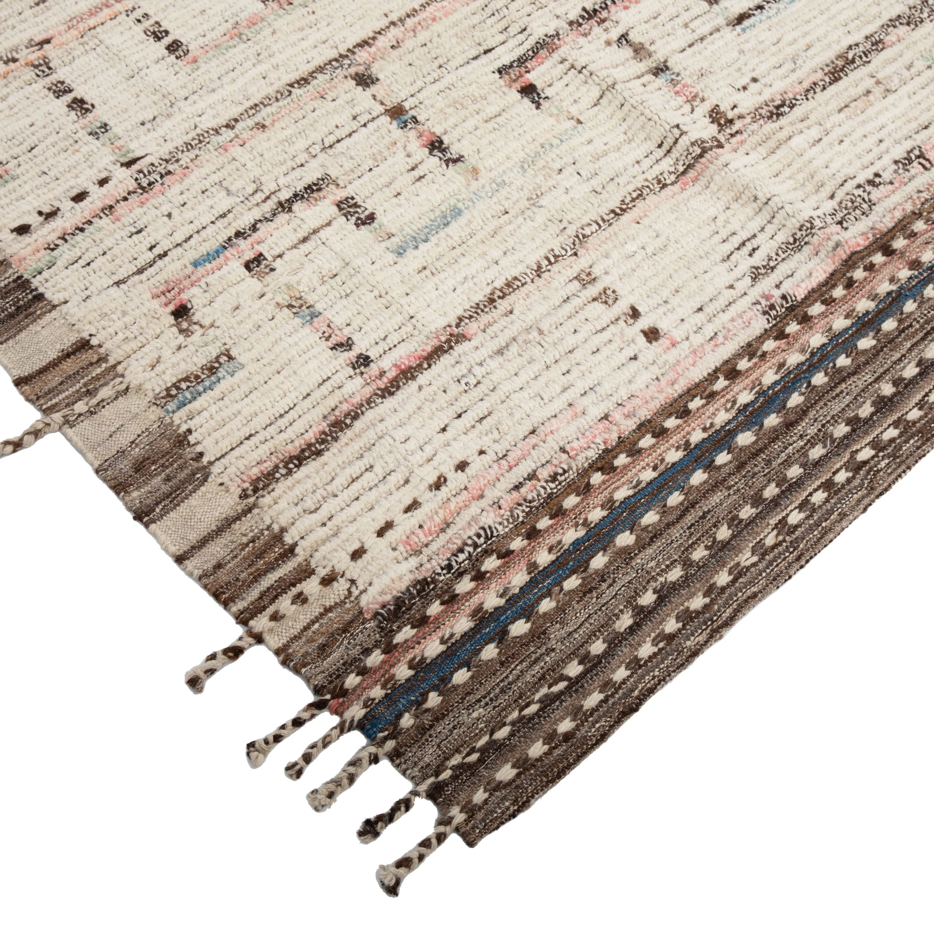 Natural Zameen Transitional Wool Rug - 10'4" x 12'3"