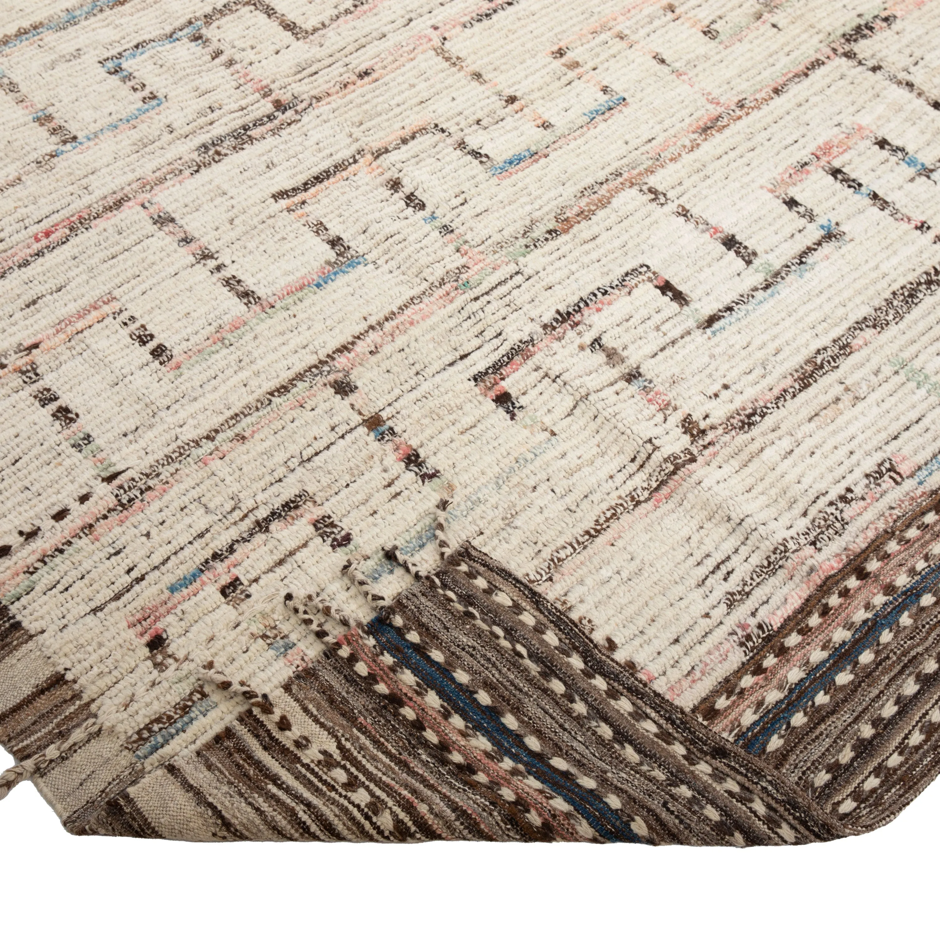 Natural Zameen Transitional Wool Rug - 10'4" x 12'3"