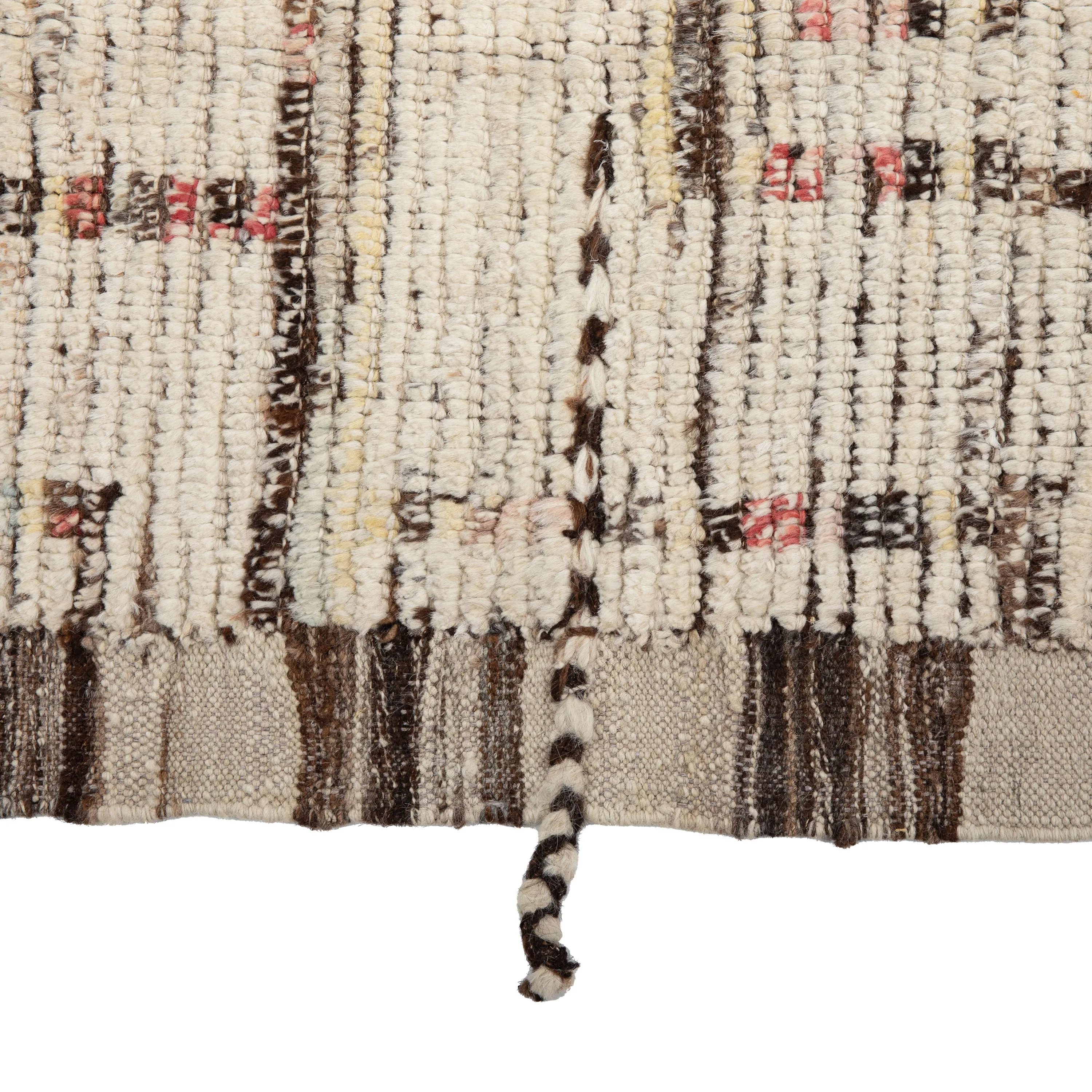 Natural Zameen Transitional Wool Rug - 10'4" x 12'3"