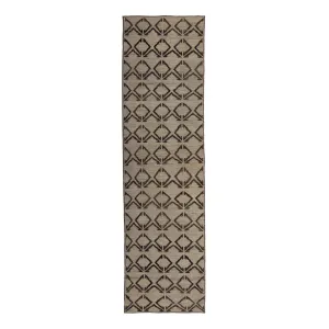 Natural Zameen Transitional Wool Runner - 3'7" x 13'7"