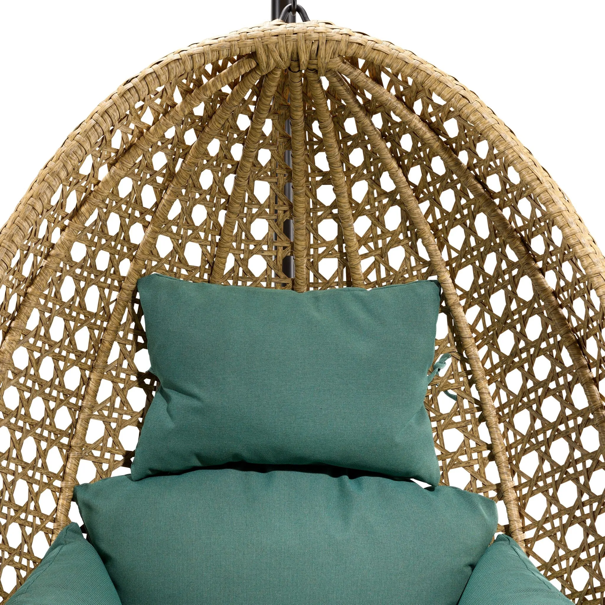 Oasis Outdoor Egg Chair - Beige & Green