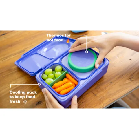 OmieBox Up Insulated Hot & Cold Bento Box - Cherry Pink
