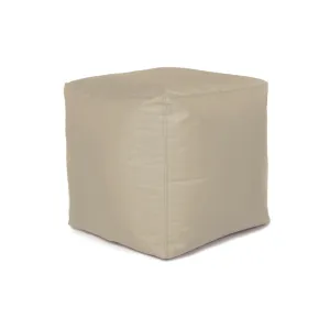 Outdoor Cube Ottoman - Khaki