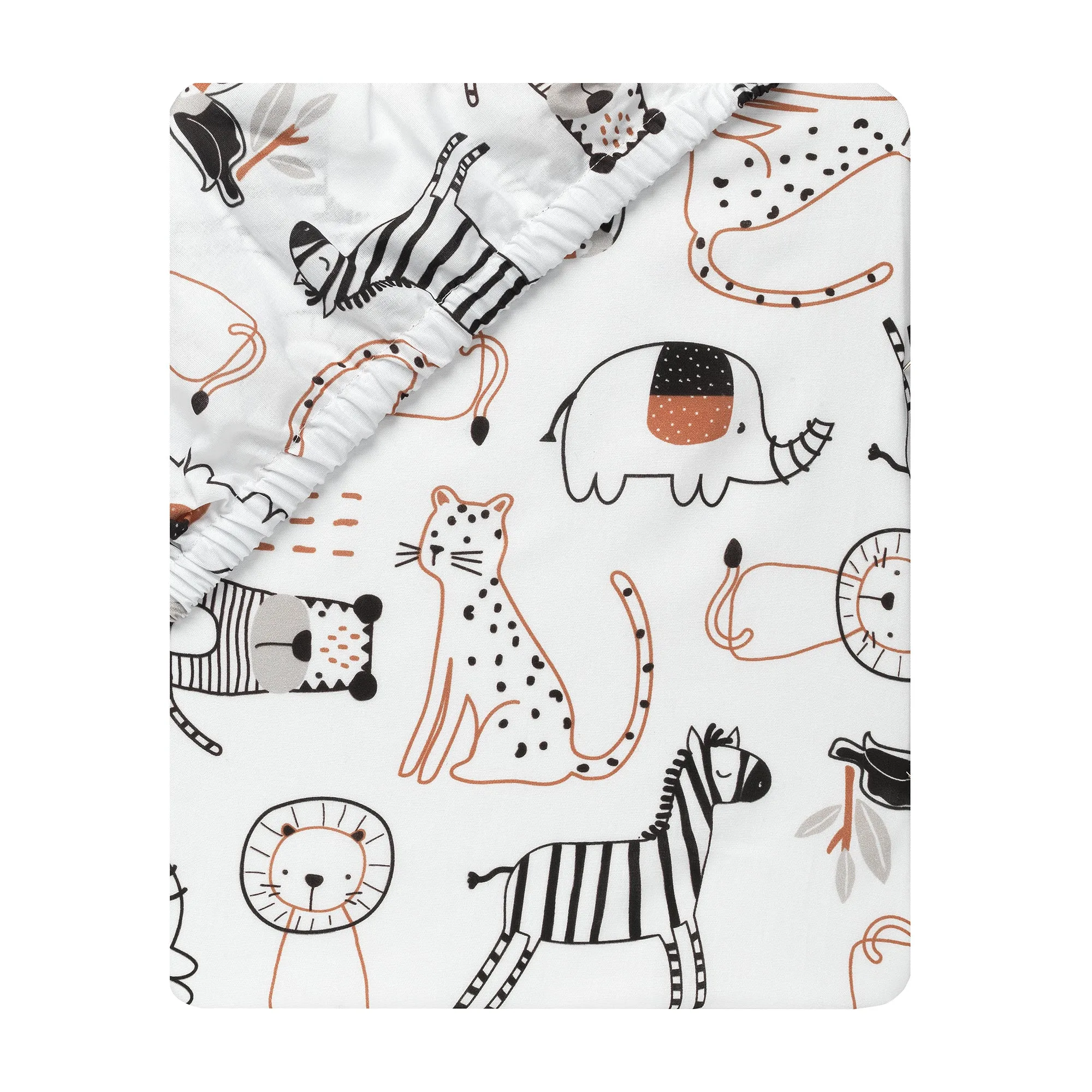 Patchwork Jungle 4-Piece Bedding Set