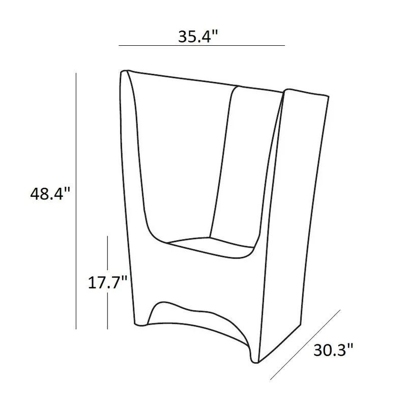 Plie Armchair