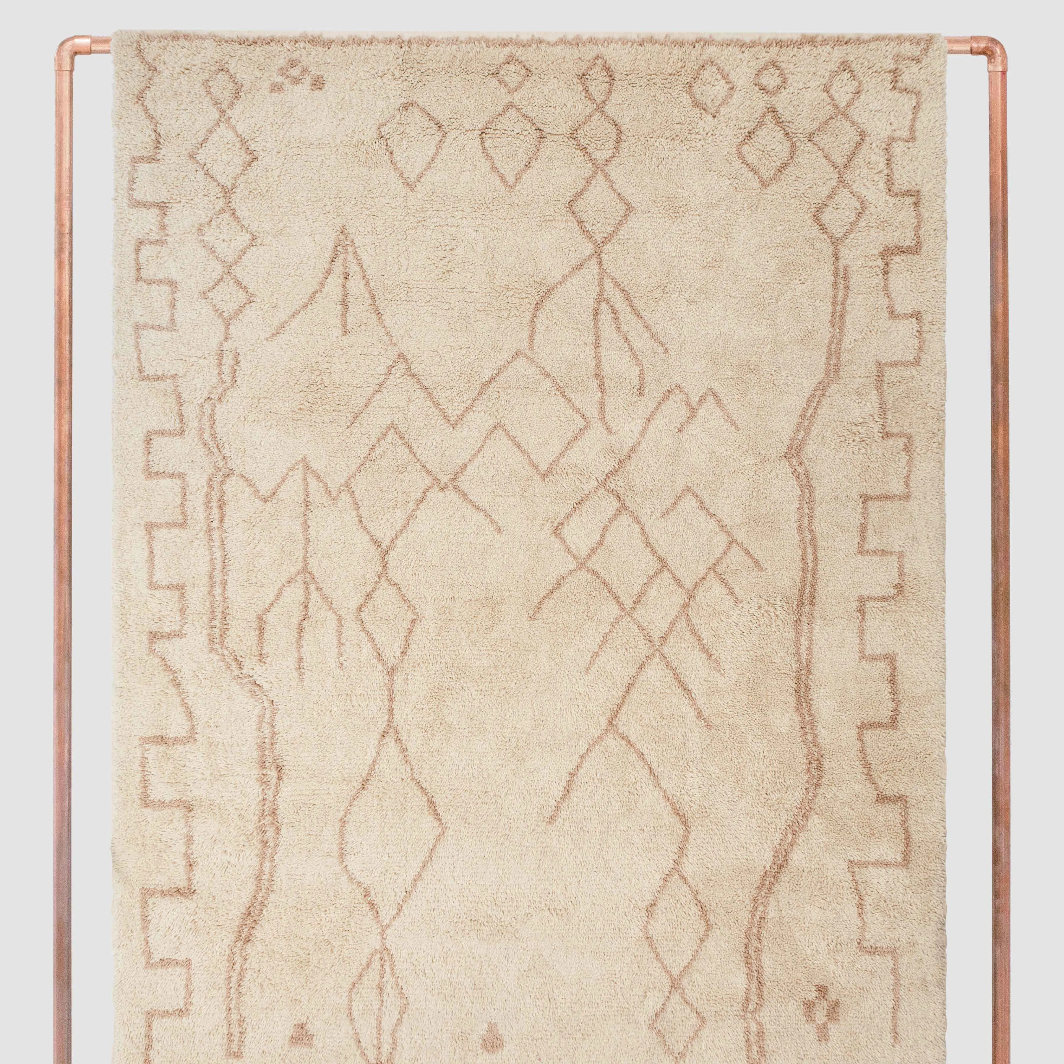 Rahim Hand-Knotted Beni Ourain Area Rug The Citizenry