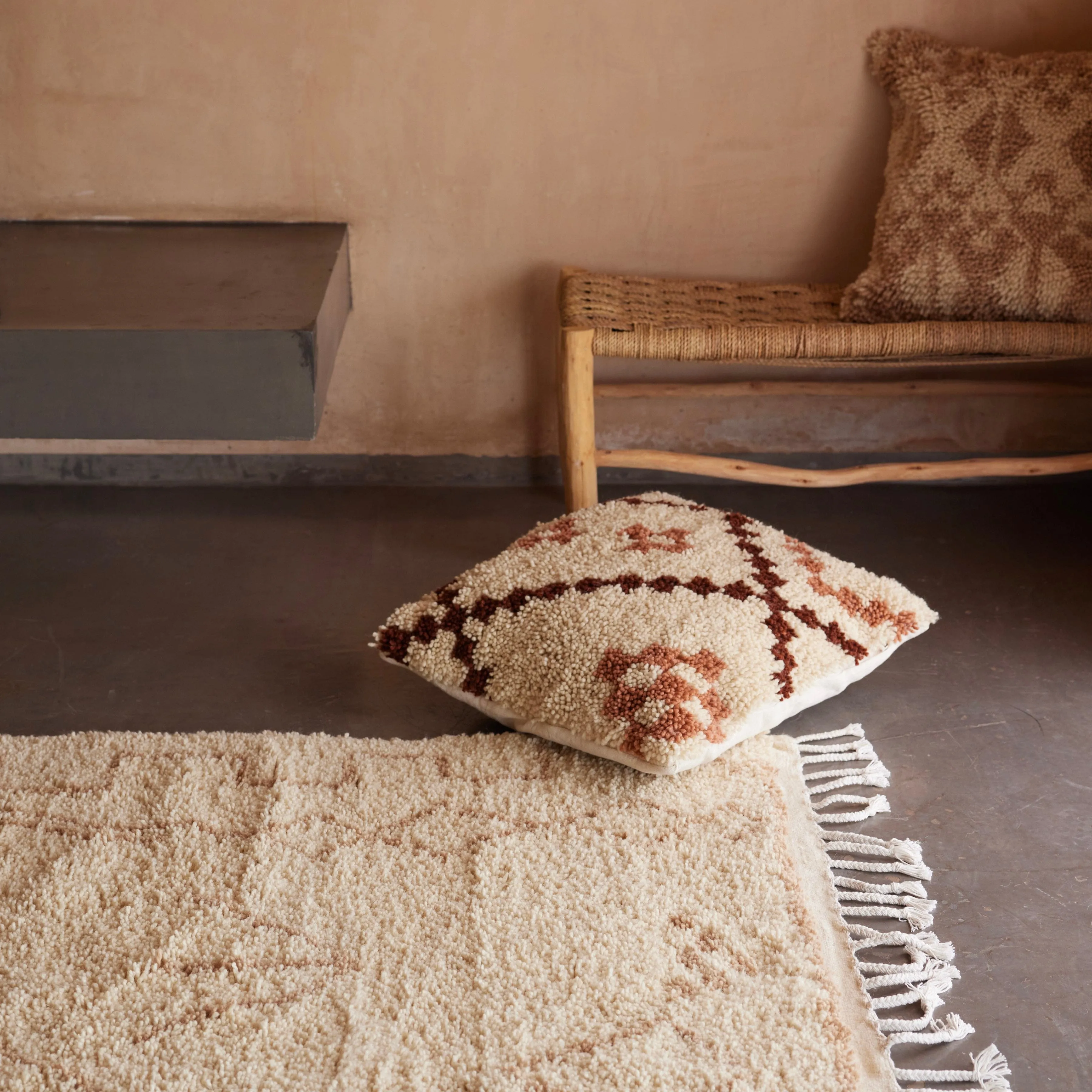 Rahim Hand-Knotted Beni Ourain Area Rug The Citizenry