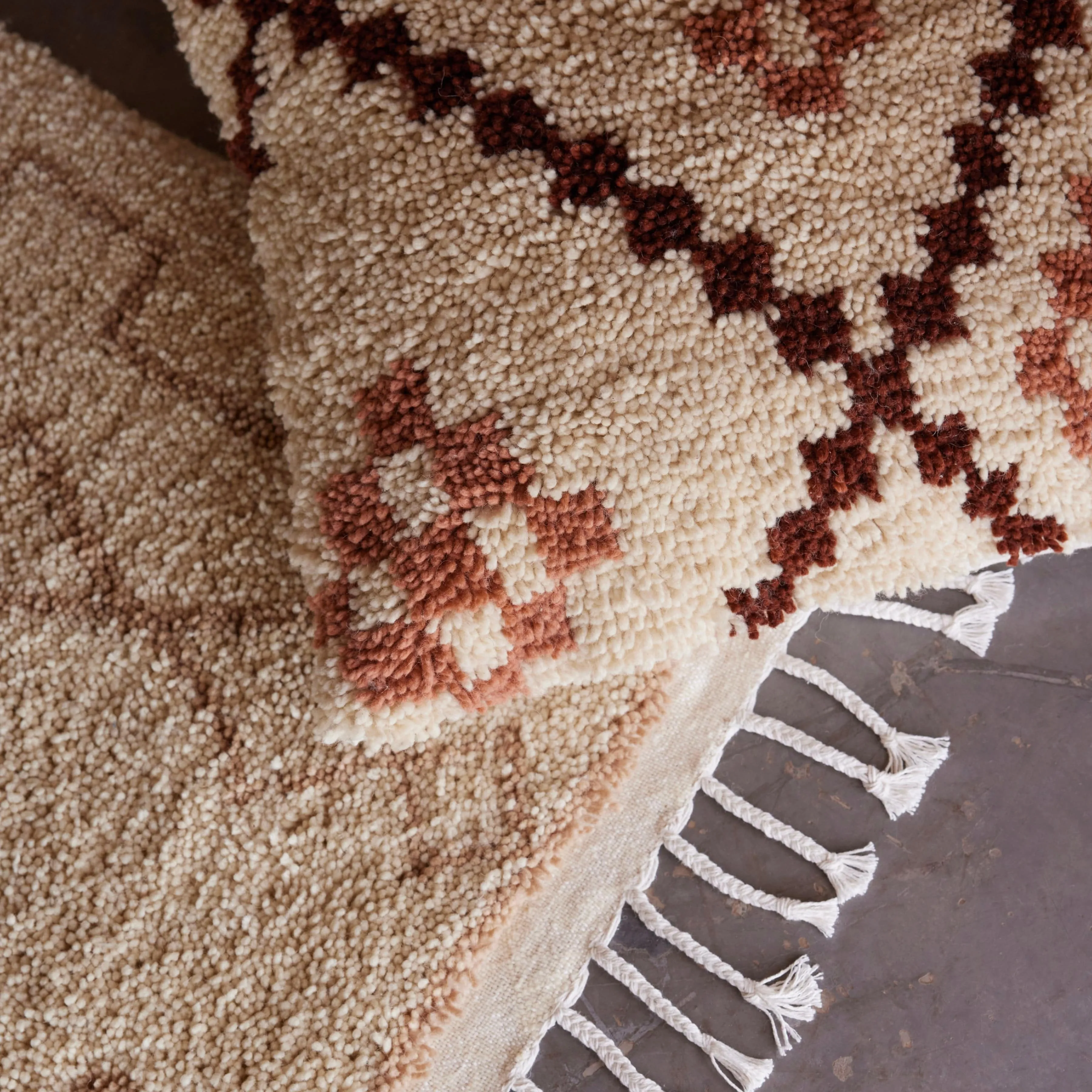 Rahim Hand-Knotted Beni Ourain Area Rug The Citizenry