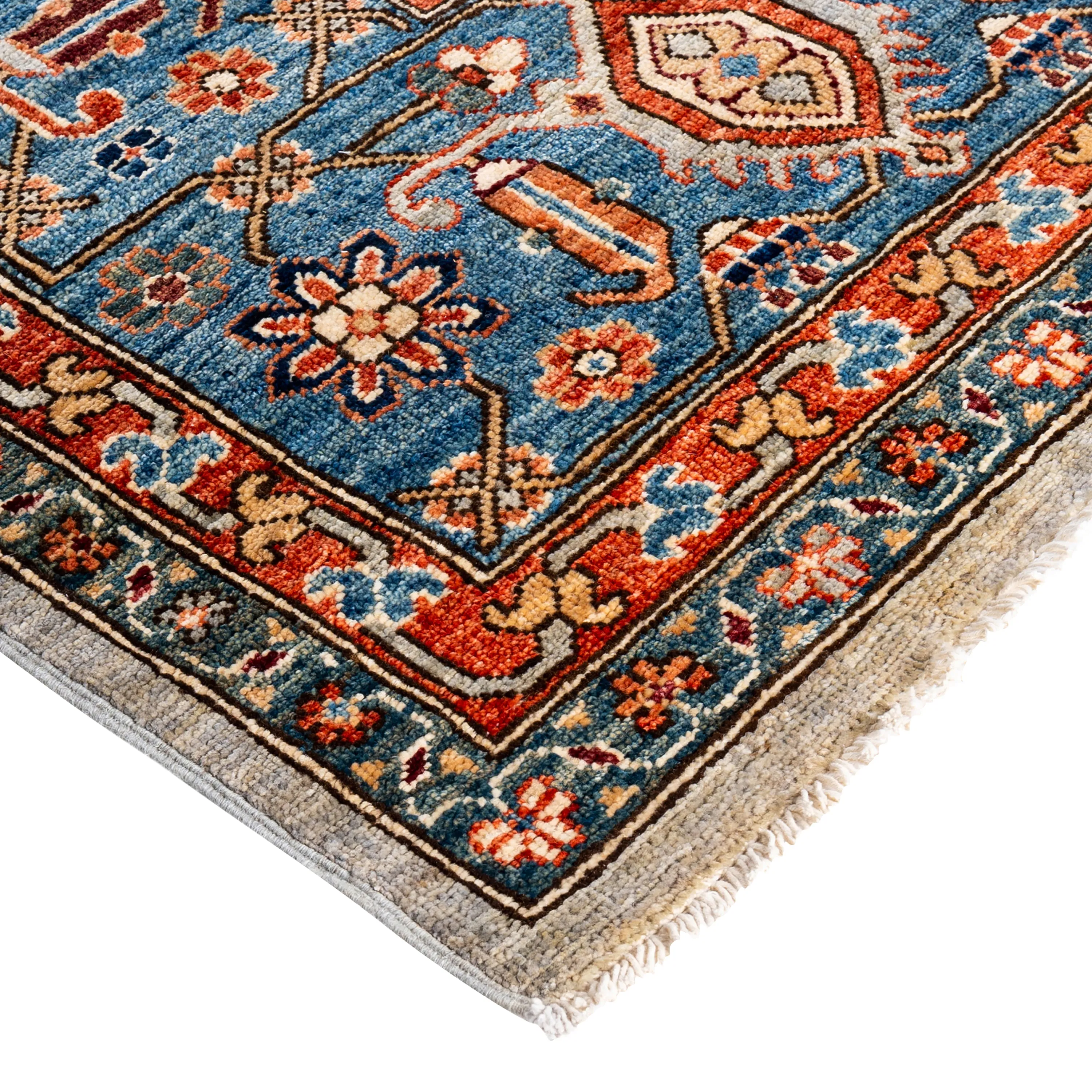 Red Traditional Serapi Wool Rug - 9'1" x 12'2"