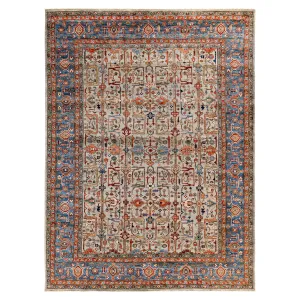 Red Traditional Serapi Wool Rug - 9'1" x 12'2"