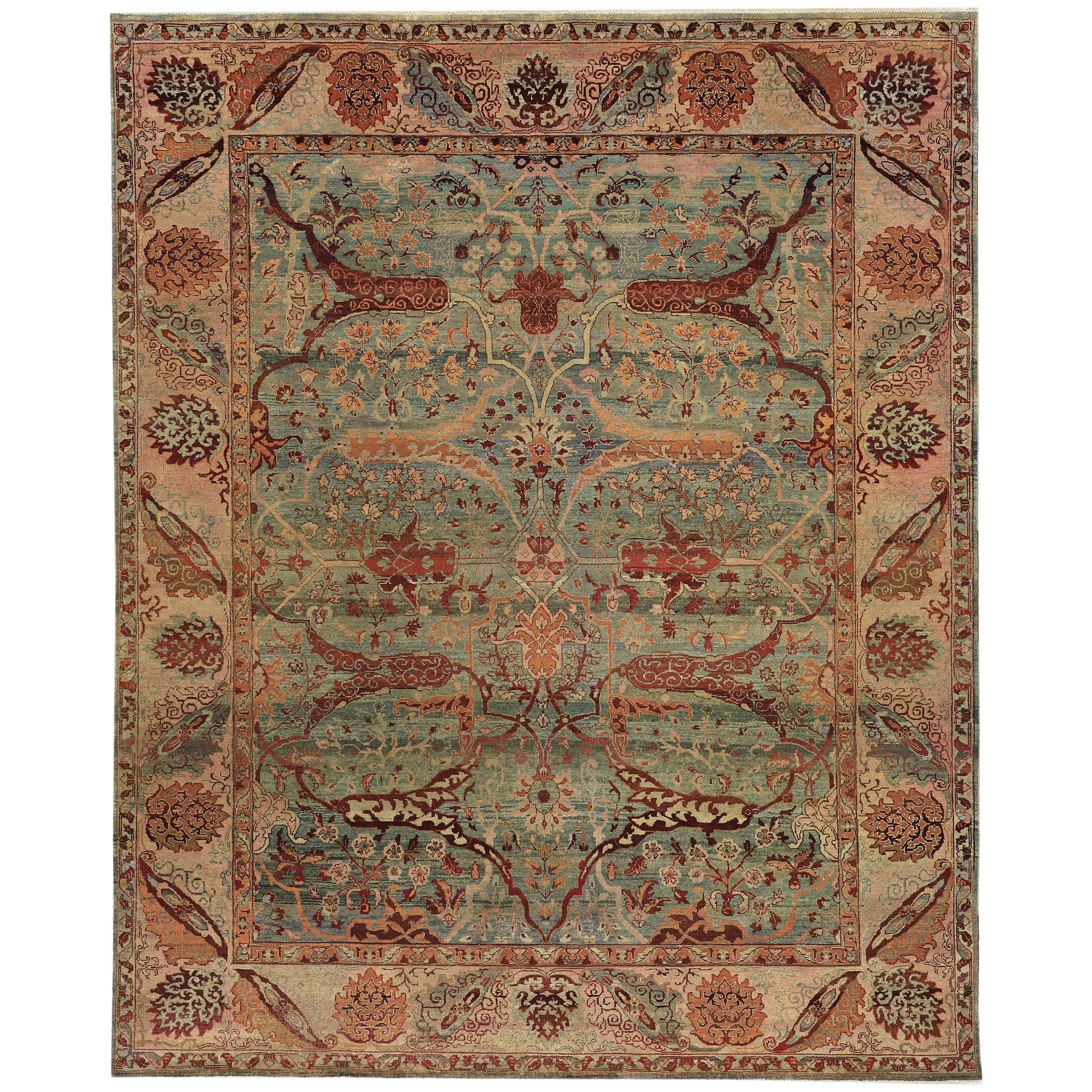 Rust Alchemy Transitional Wool Rug - 7'11" x 9'10"