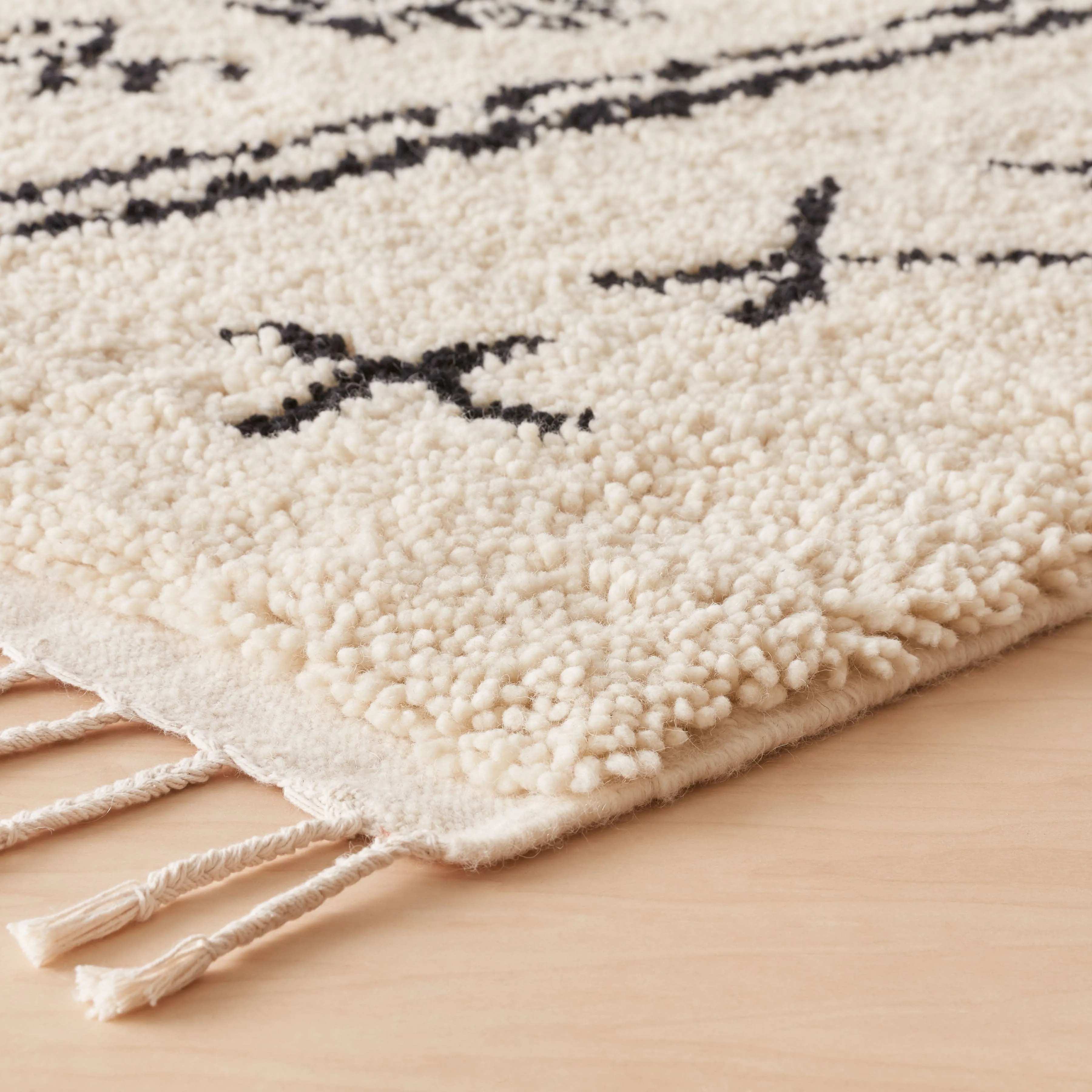 Salima Hand-Knotted Beni Ourain Accent Rug The Citizenry