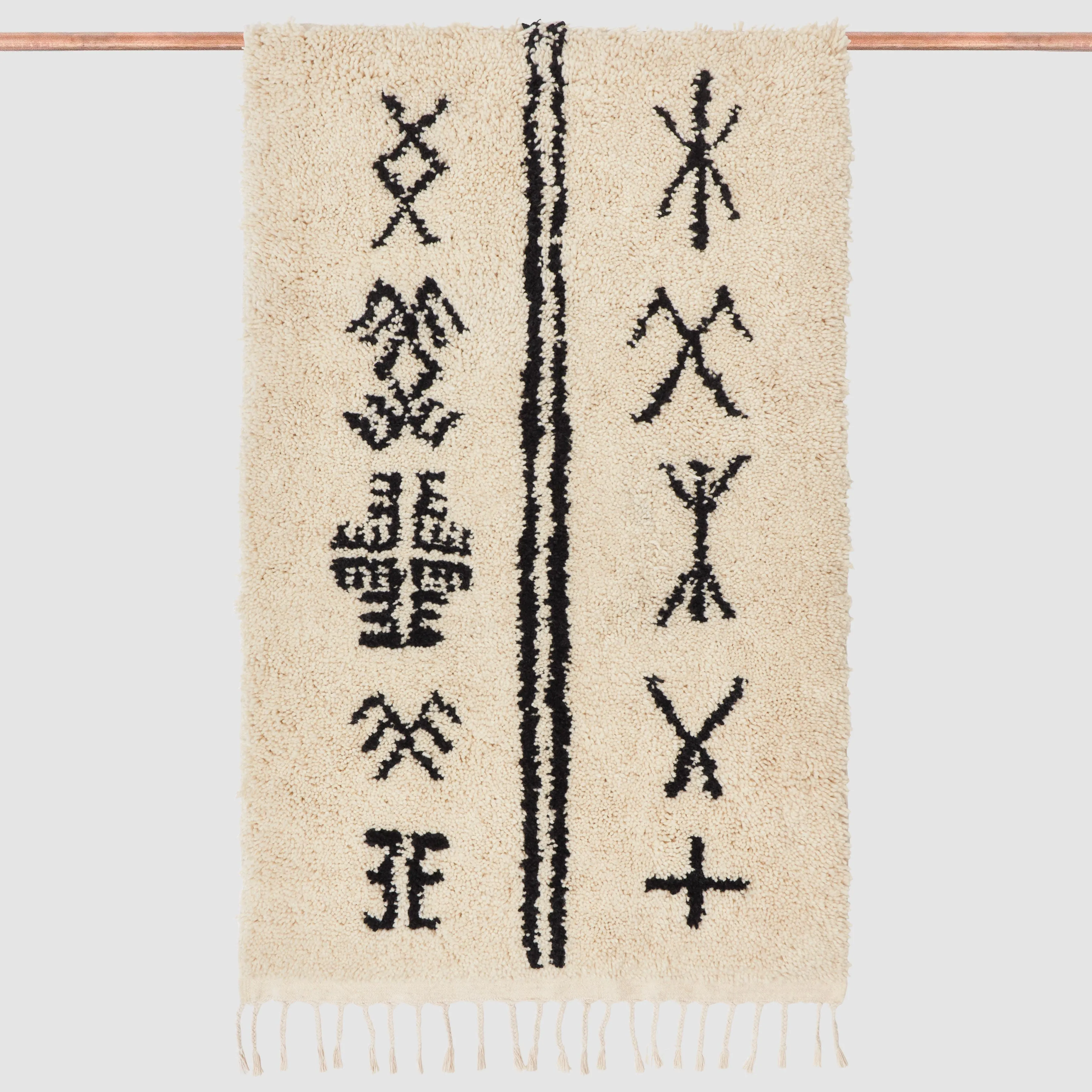 Salima Hand-Knotted Beni Ourain Accent Rug The Citizenry