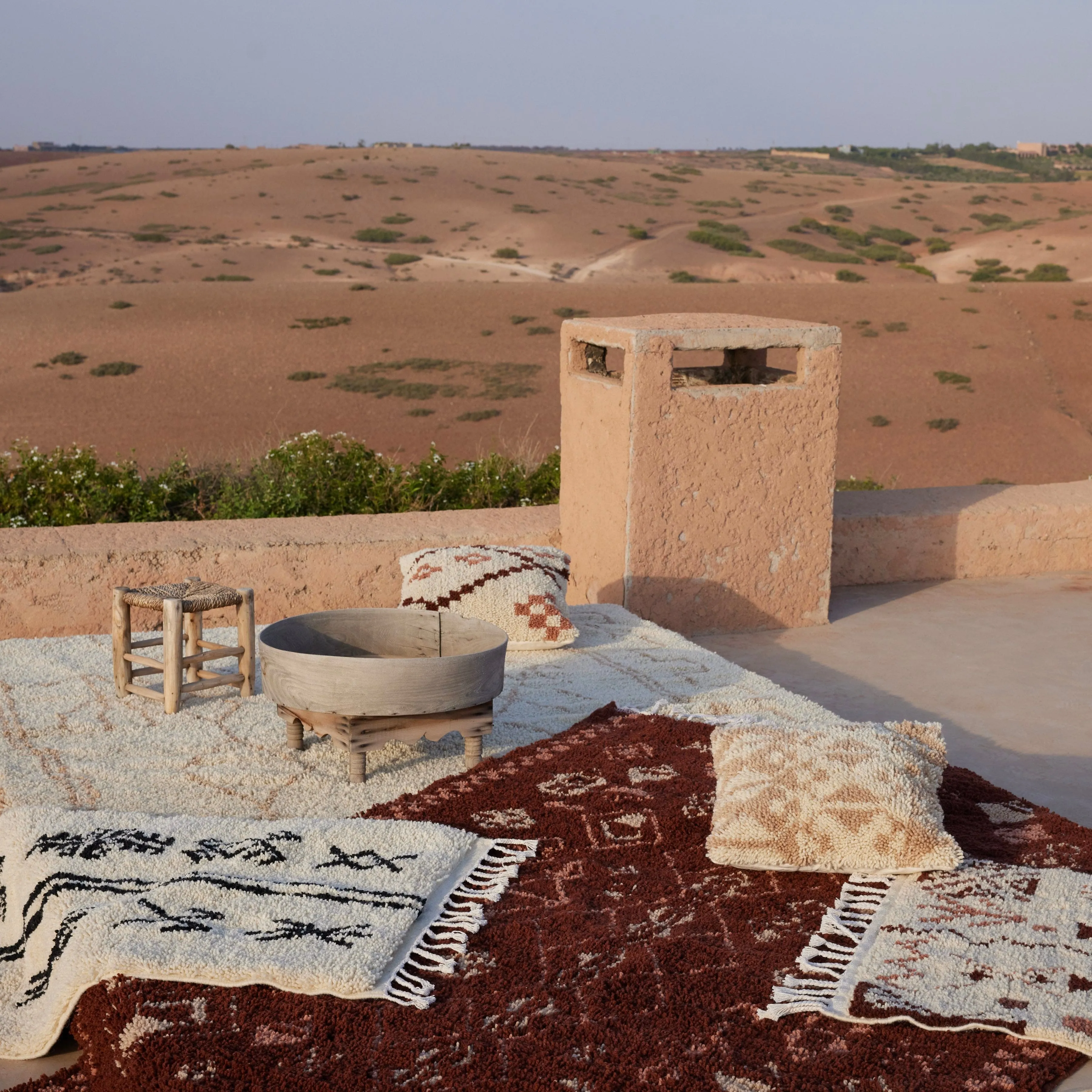 Salima Hand-Knotted Beni Ourain Accent Rug The Citizenry