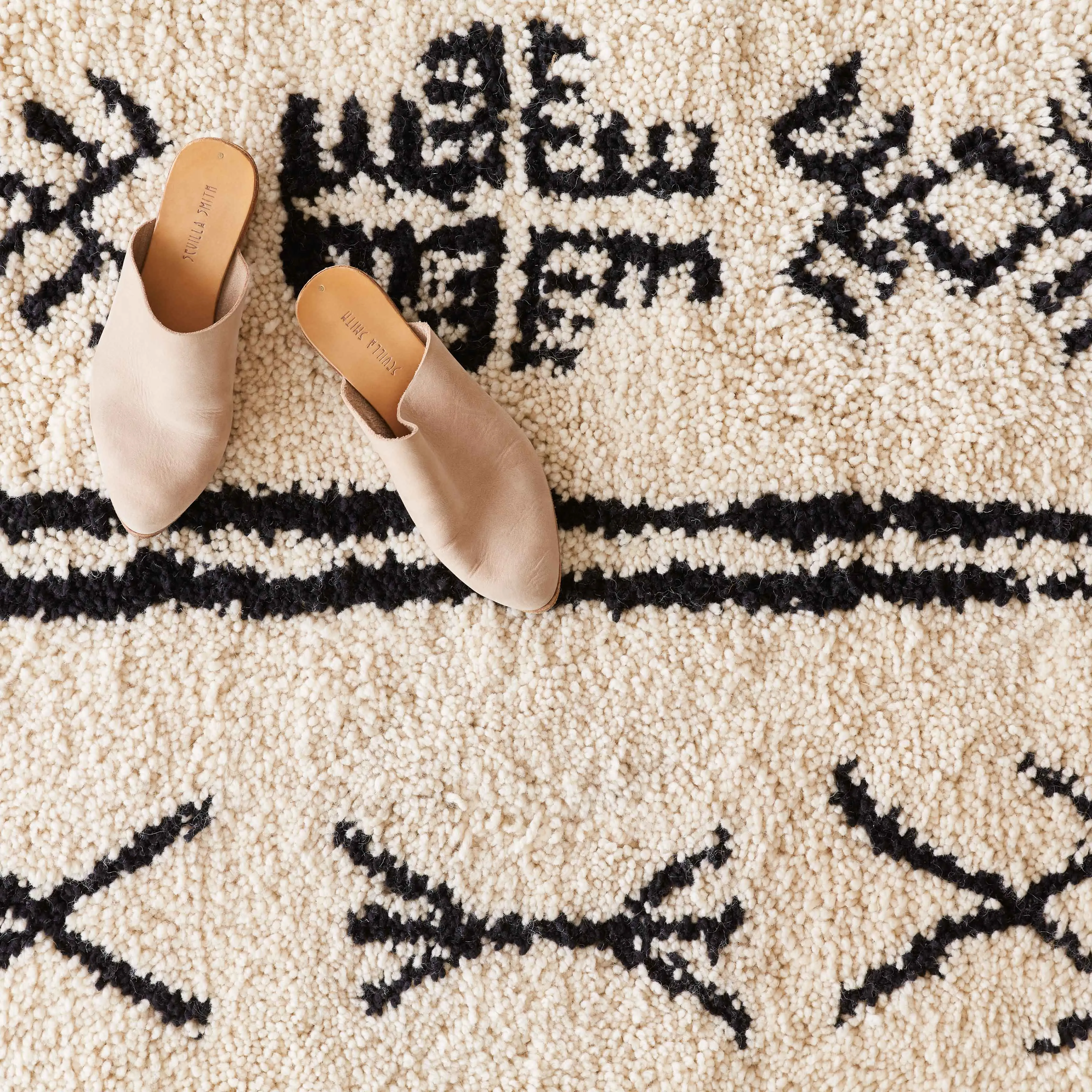 Salima Hand-Knotted Beni Ourain Accent Rug The Citizenry