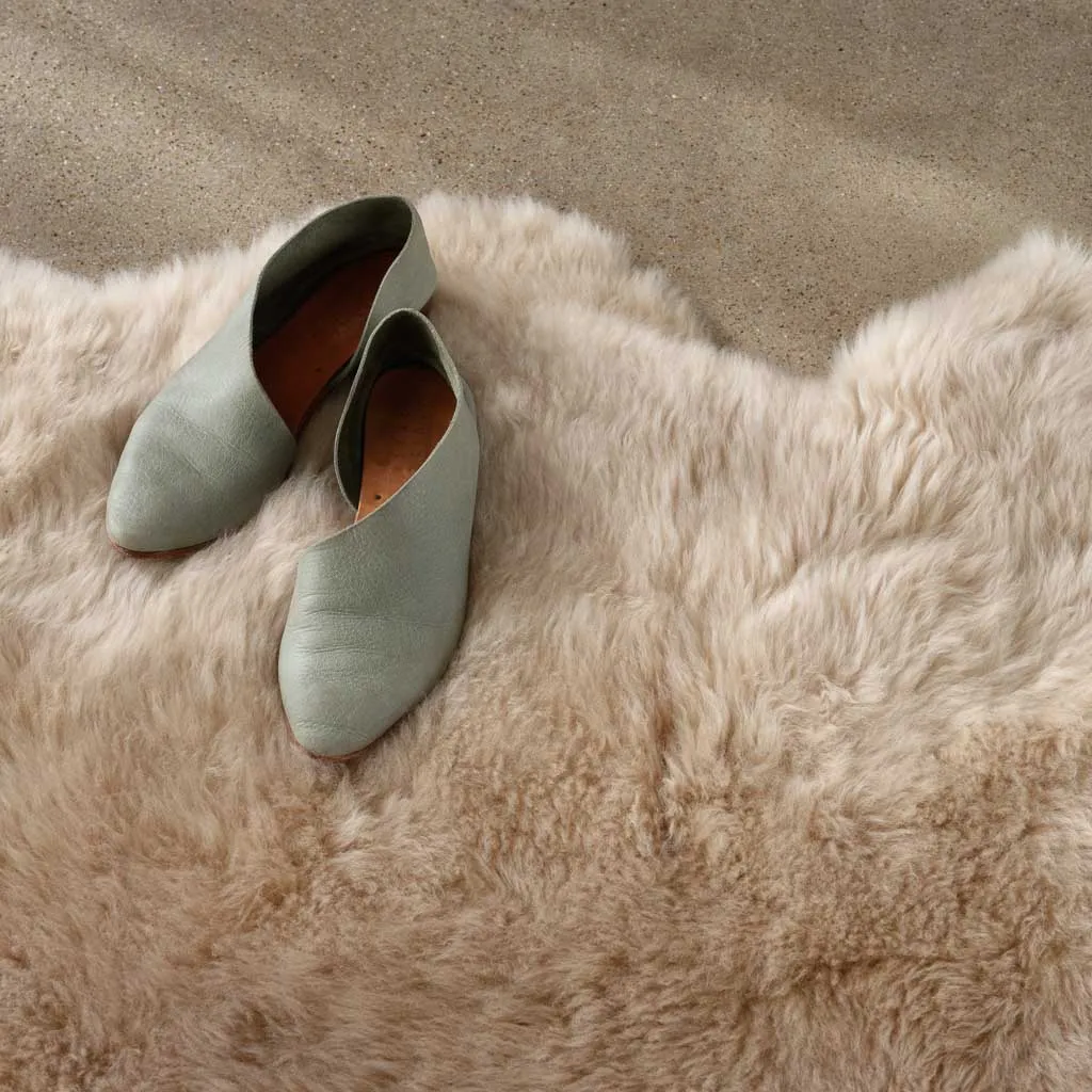 Sheepskin Accent Rug - Tan The Citizenry