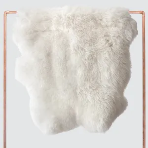 Sheepskin Accent Rug - White The Citizenry