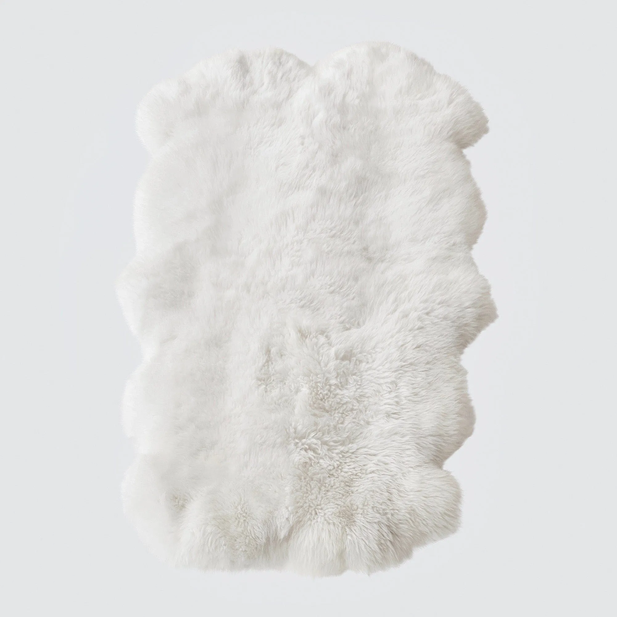 Sheepskin Accent Rug - White The Citizenry