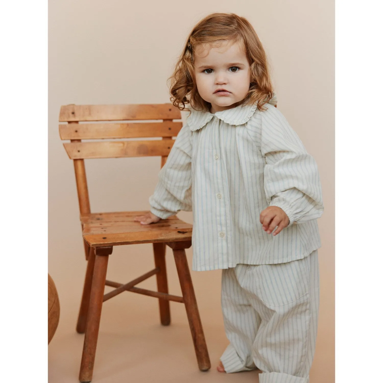 Sofie Schnoor Blue Striped Ingasb Blouse