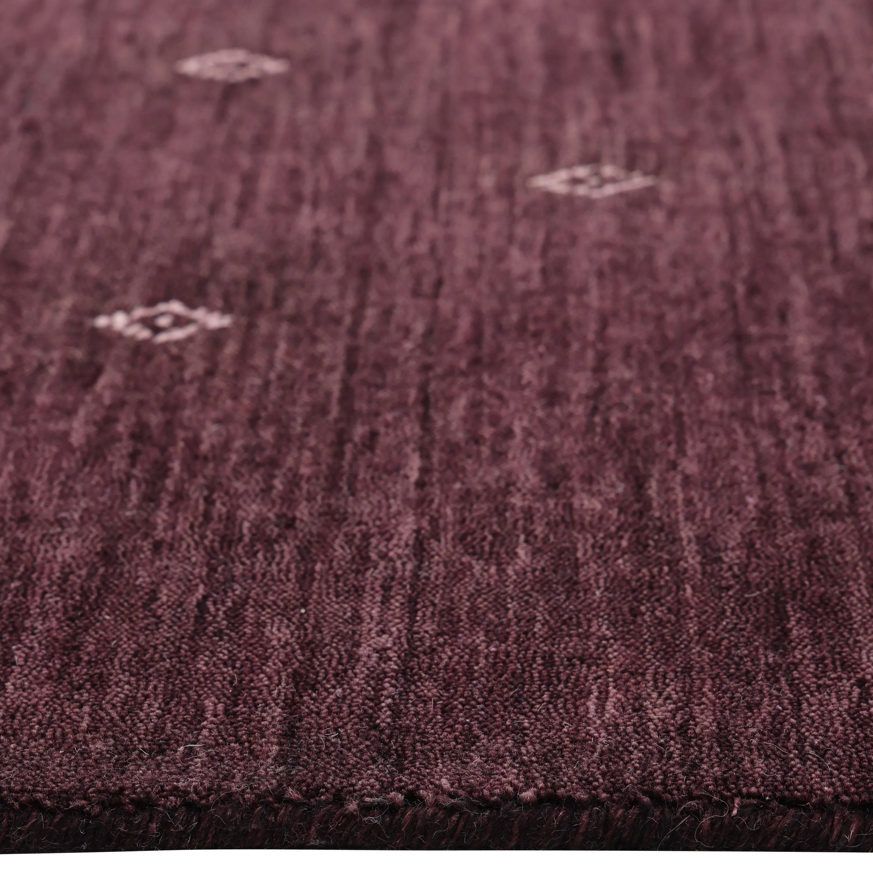 Solid Indo Gabbeh Wool Rug