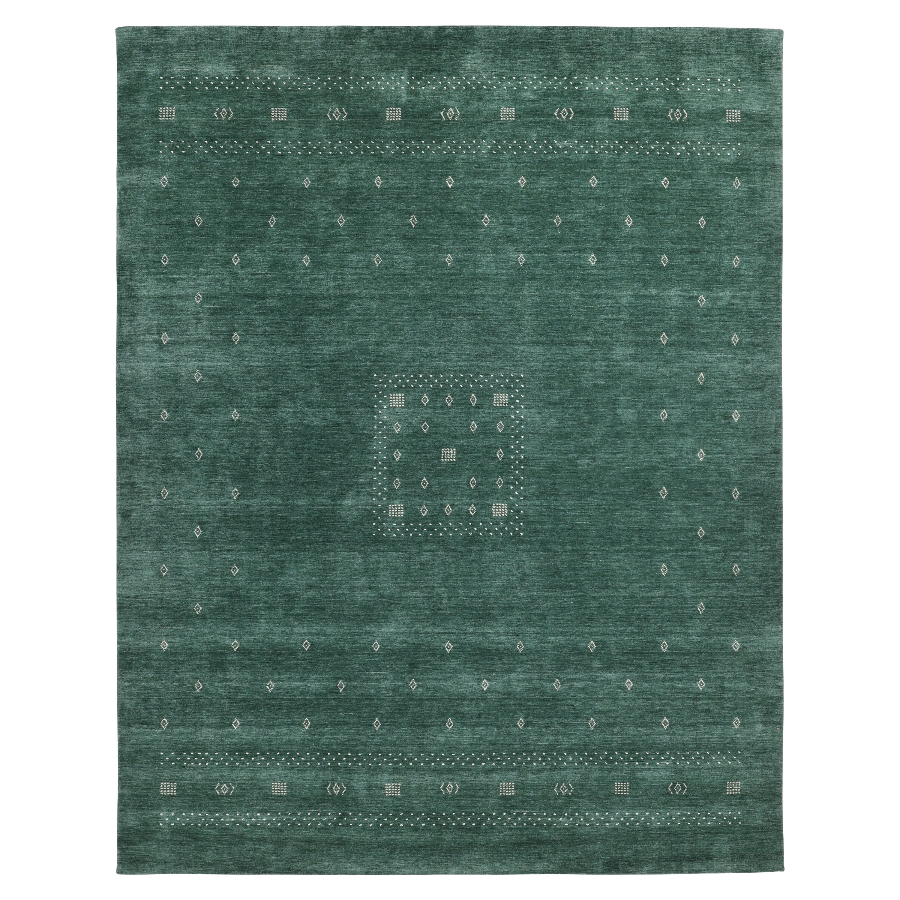 Solid Indo Gabbeh Wool Rug