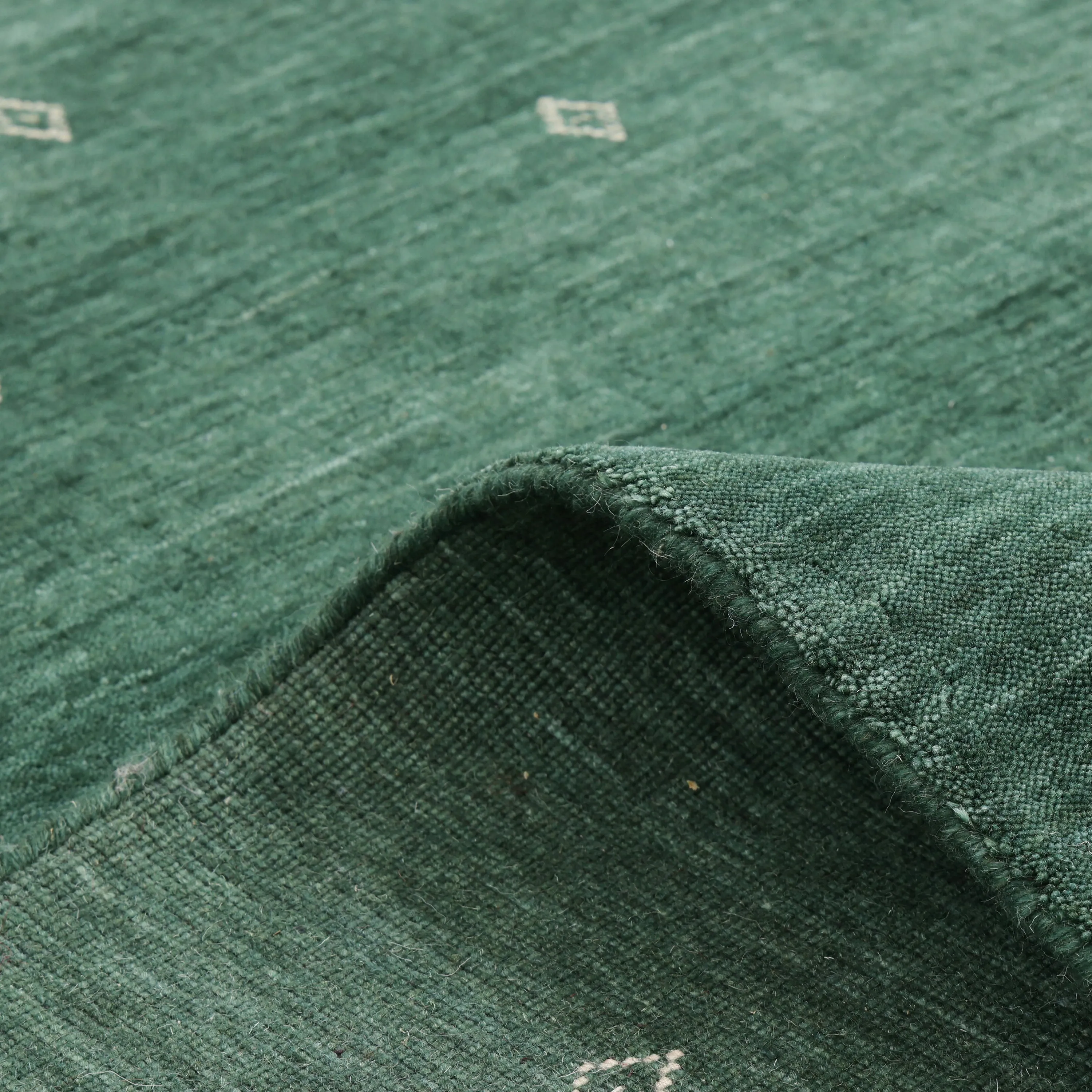Solid Indo Gabbeh Wool Rug
