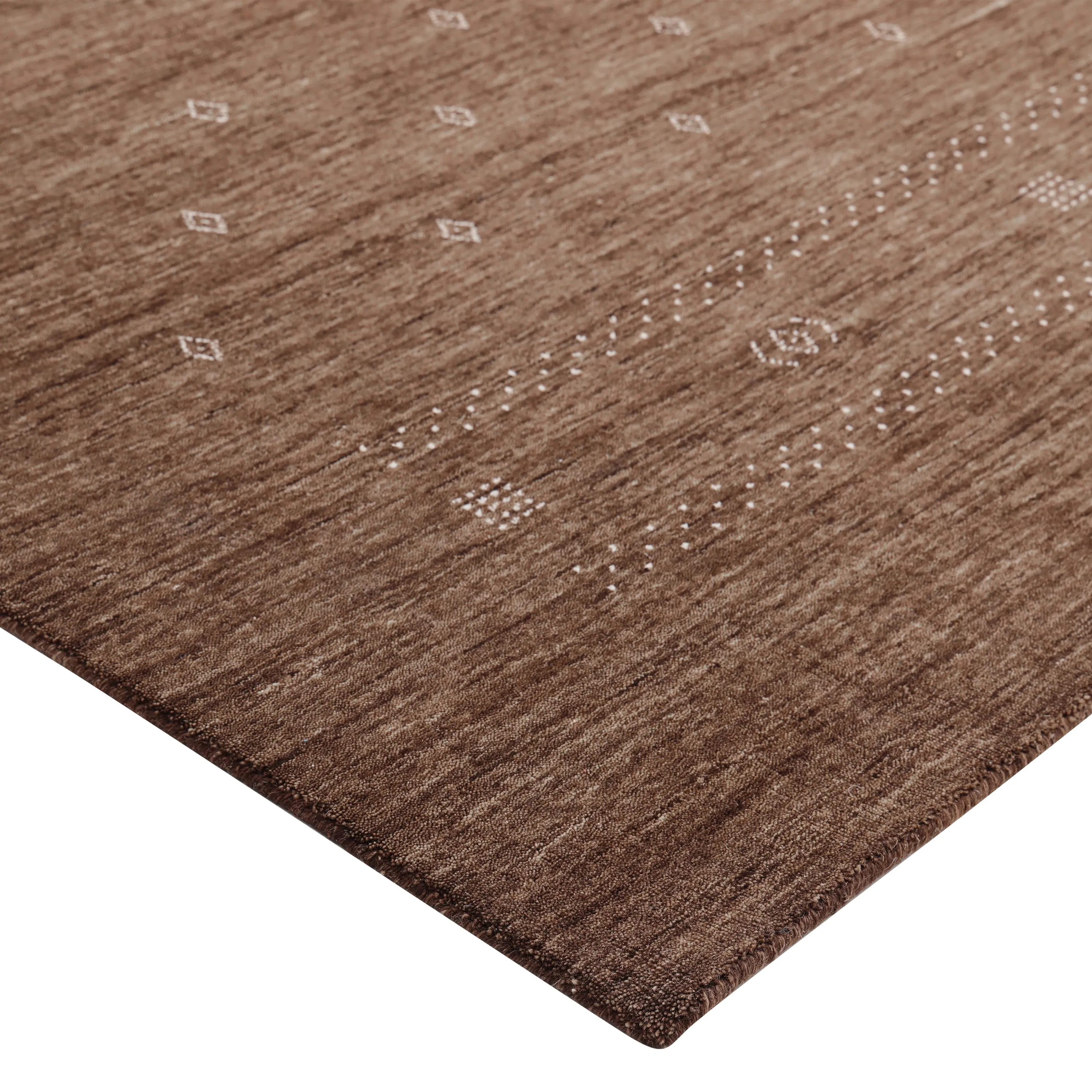 Solid Indo Gabbeh Wool Rug