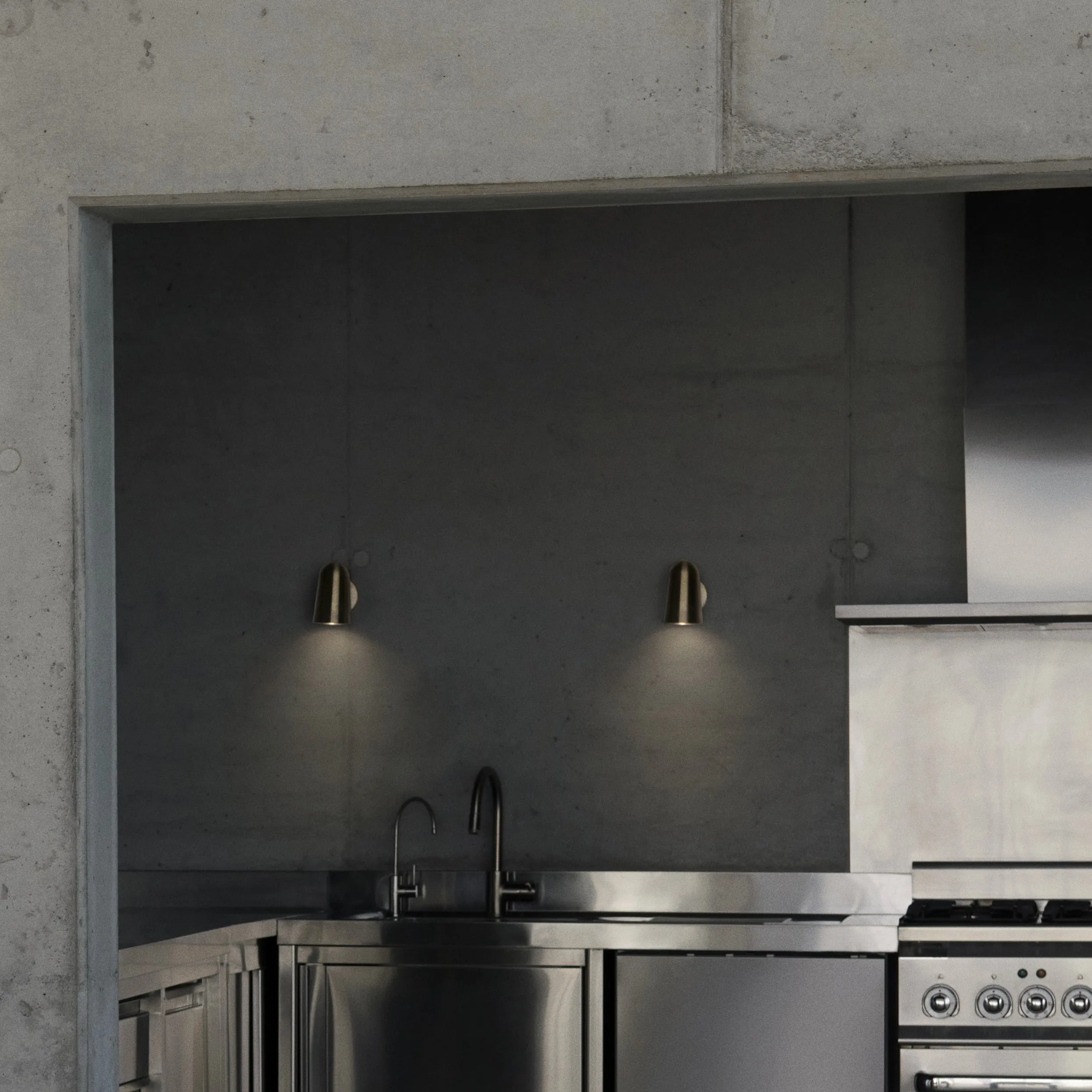 Solid Wall Sconce