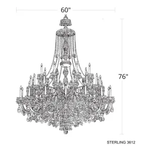 Sterling 45-Light Chandelier