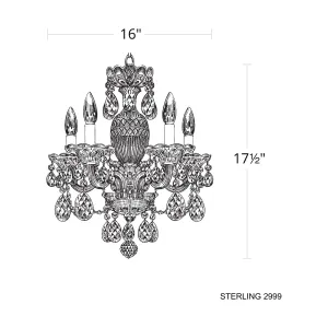 Sterling 5-Light Chandelier