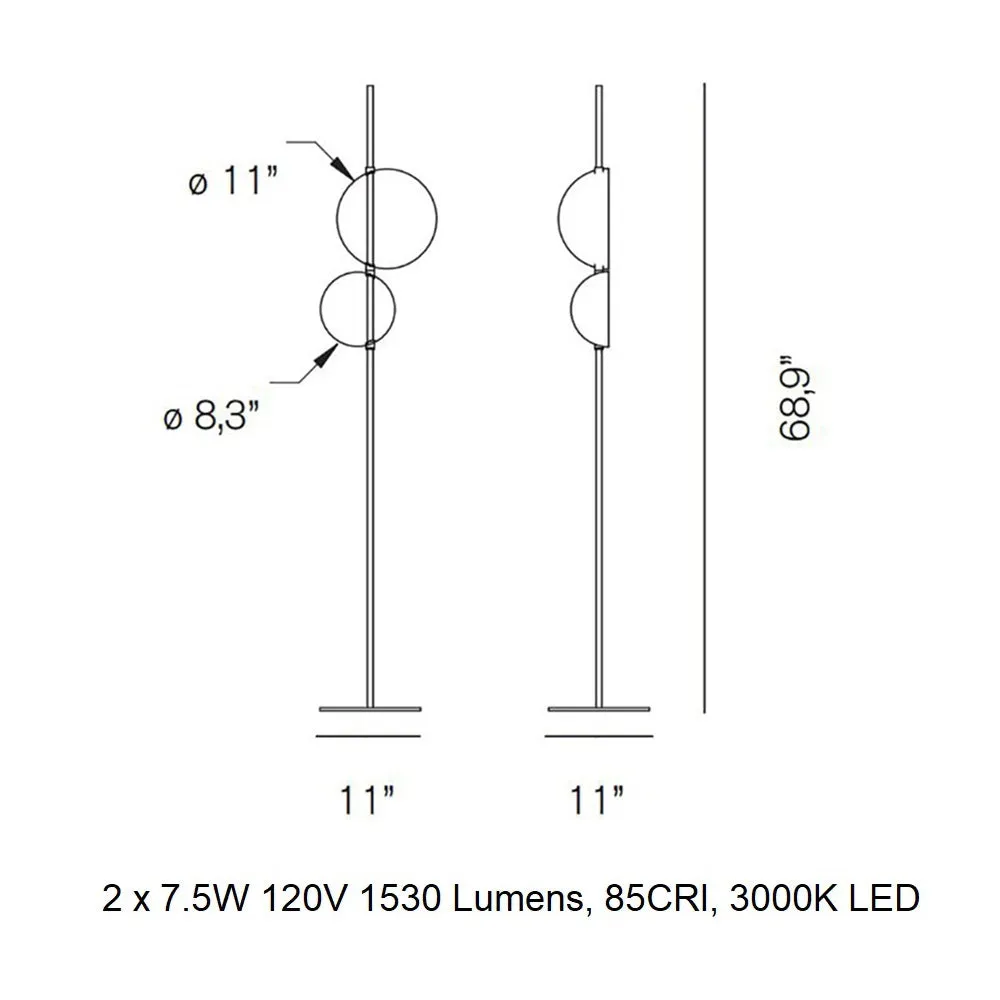 Superluna Floor Lamp