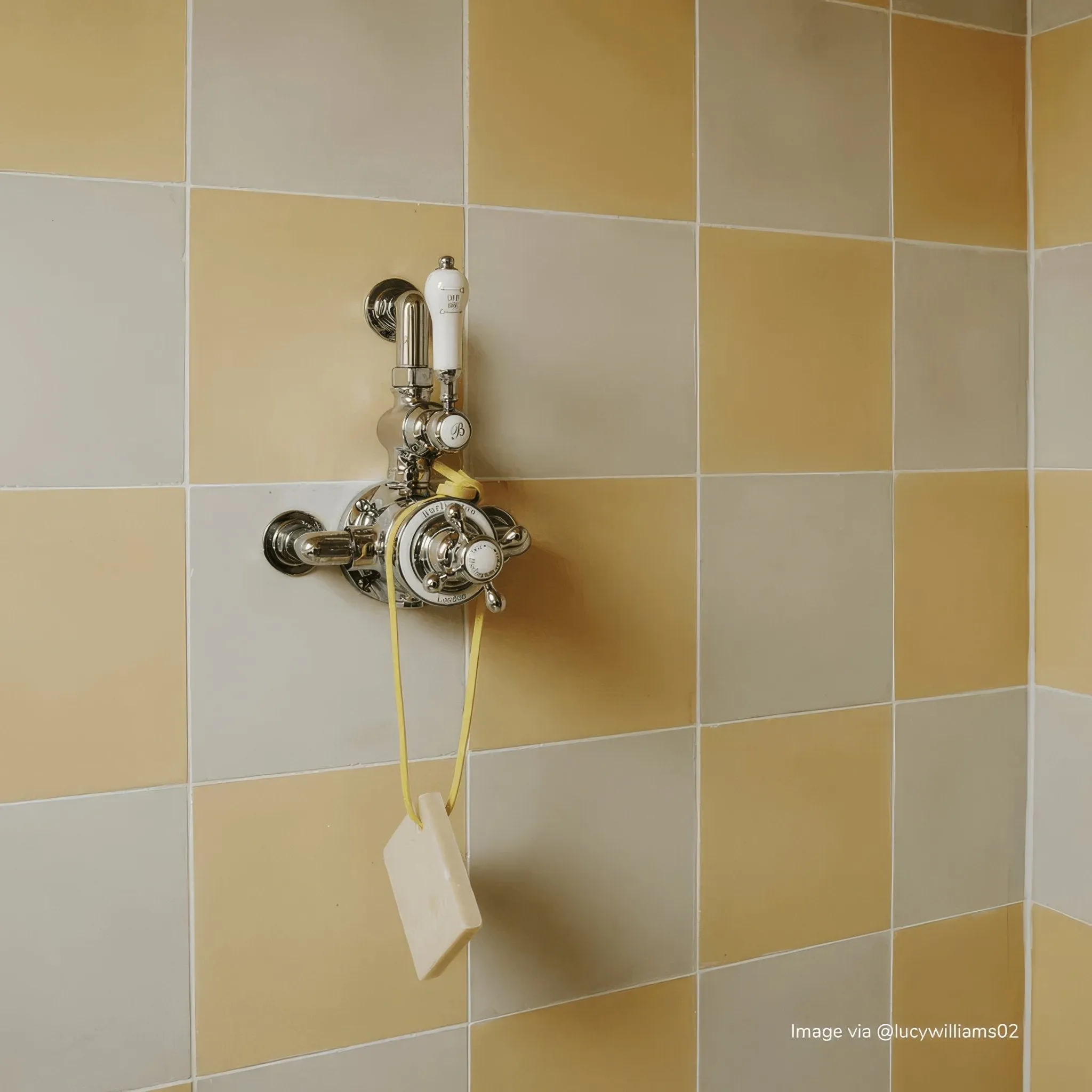 Sweet Yellow Square Tile