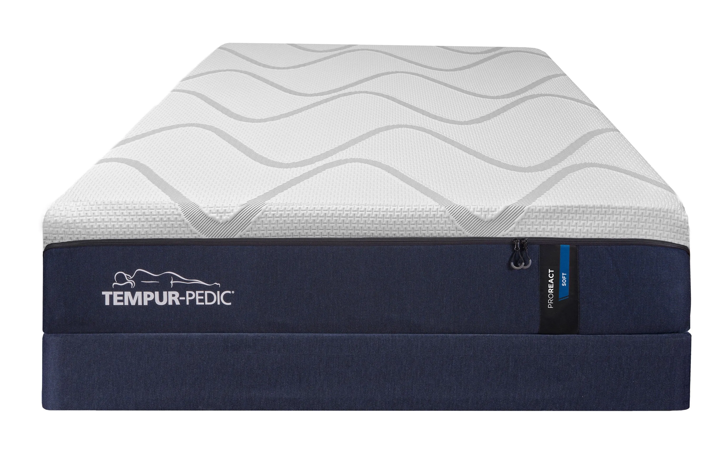 Tempur-Pedic Pro-React Plush King Mattress and Split Boxspring Set