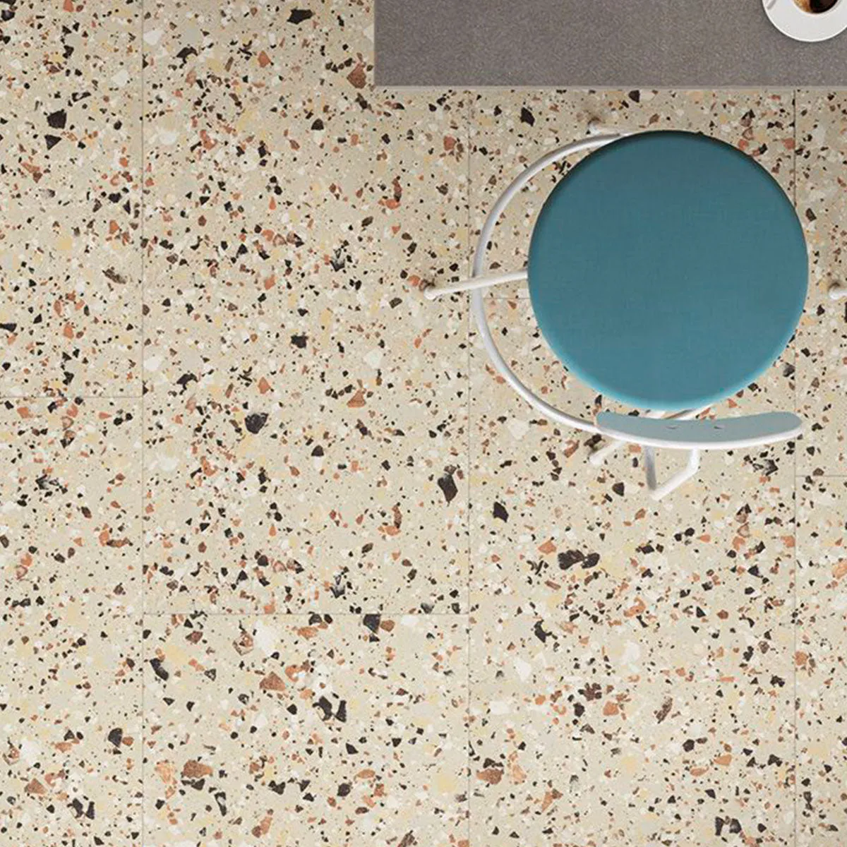 Terrazzo Lusso Beige Full-Bodied Porcelain Tile 60x60cm Matt