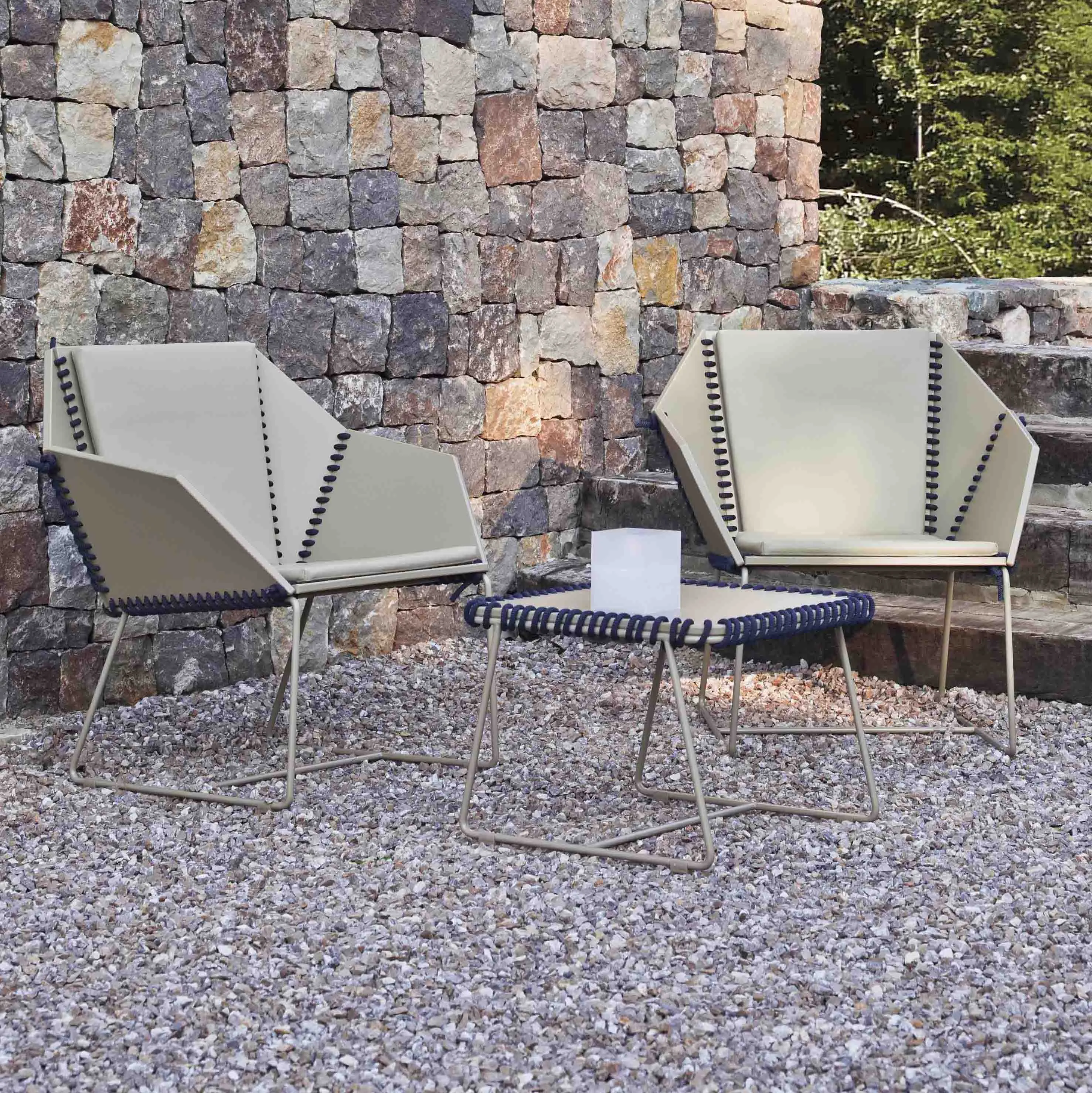 Textile Outdoor Lounge Chair