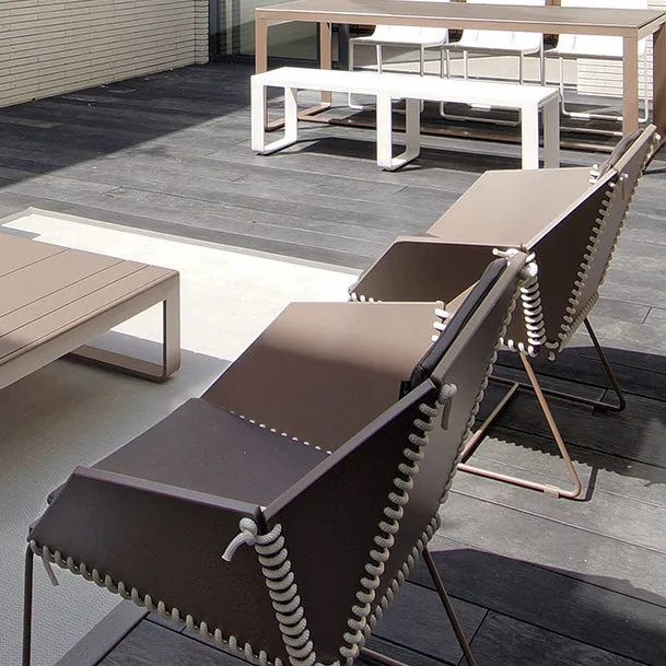 Textile Outdoor Lounge Chair