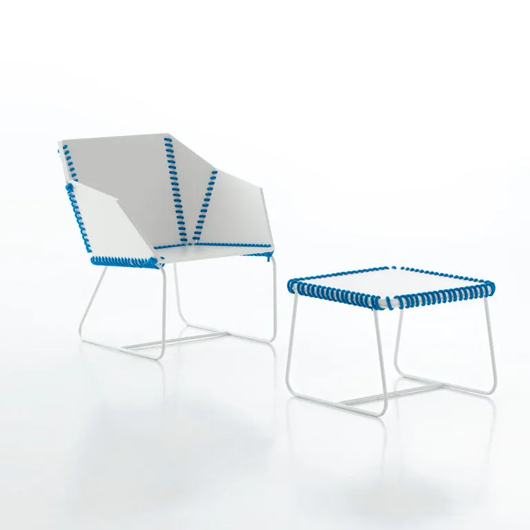 Textile Outdoor Lounge Chair