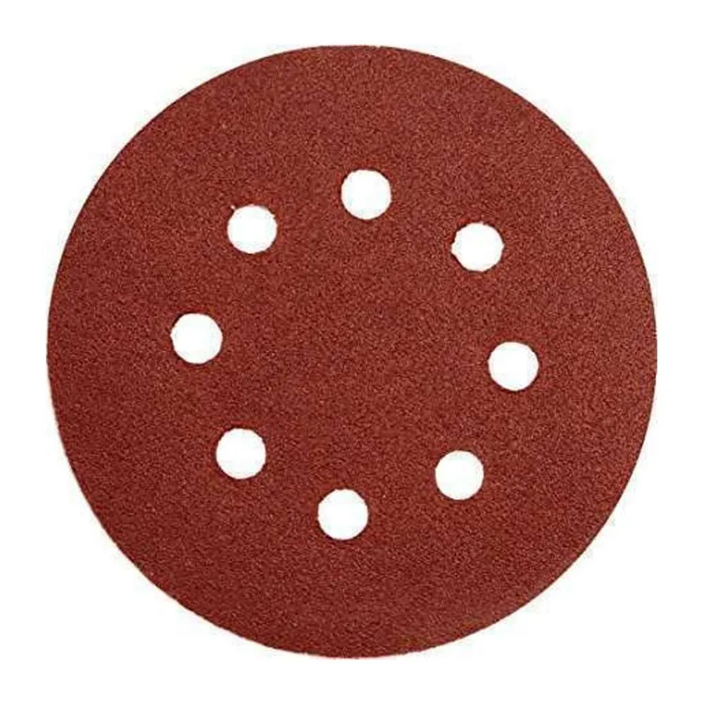 Tolsen Velcro Abrasive Discs 8 Hole x 125mm G120 5pc