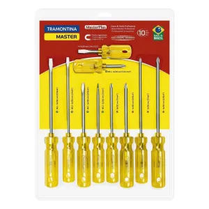 Tramontina Master Screwdriver Set 10pc
