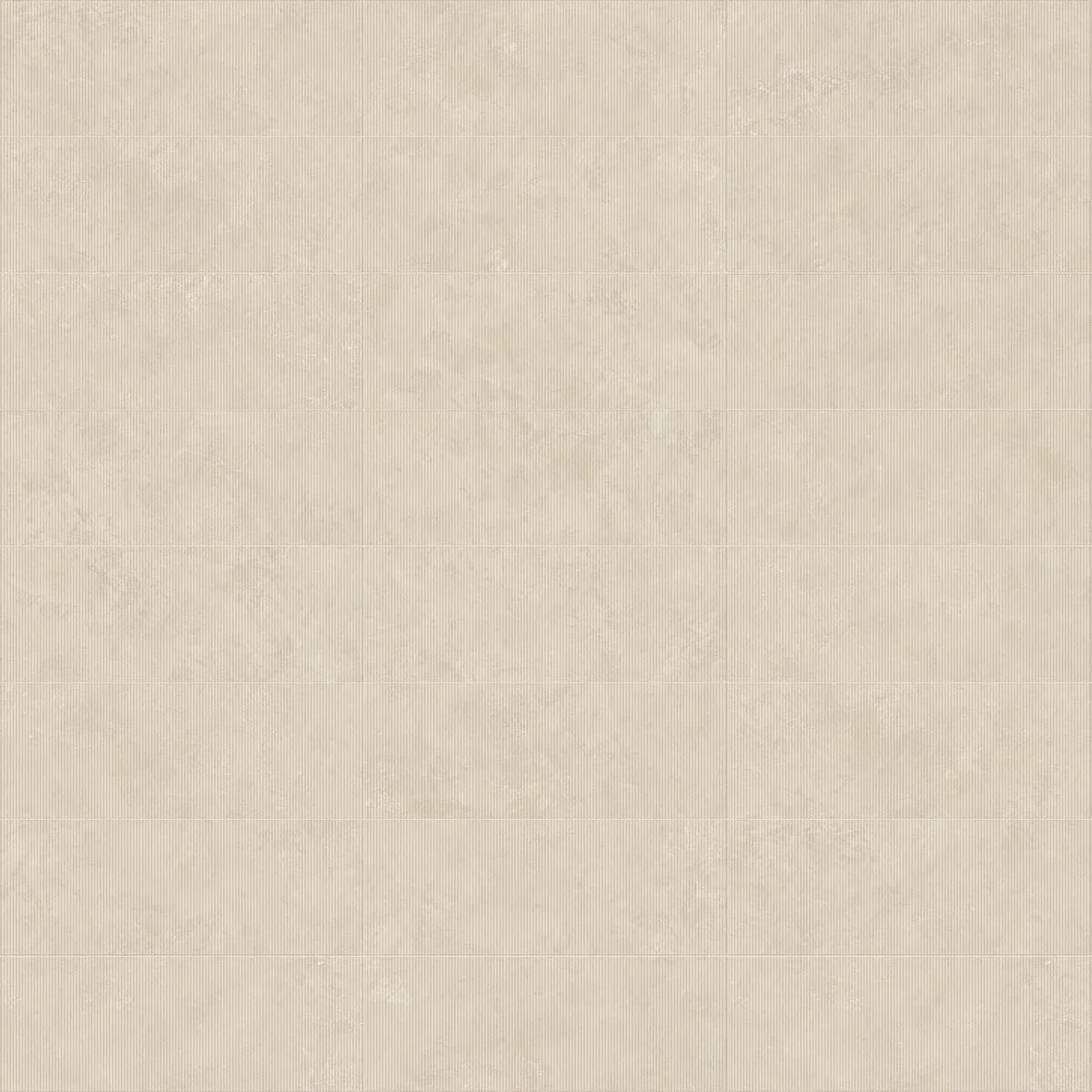 Vives Chelsea Bone Fluted Stone Effect Decor Wall Tile 45x120cm Matt