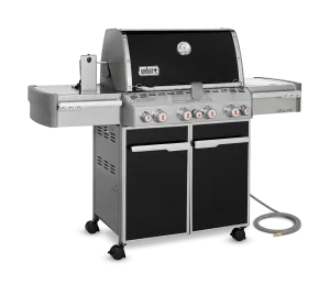 Weber Summit E-470 4-Burner 88,800 BTU Natural Gas BBQ in Black - 7271001